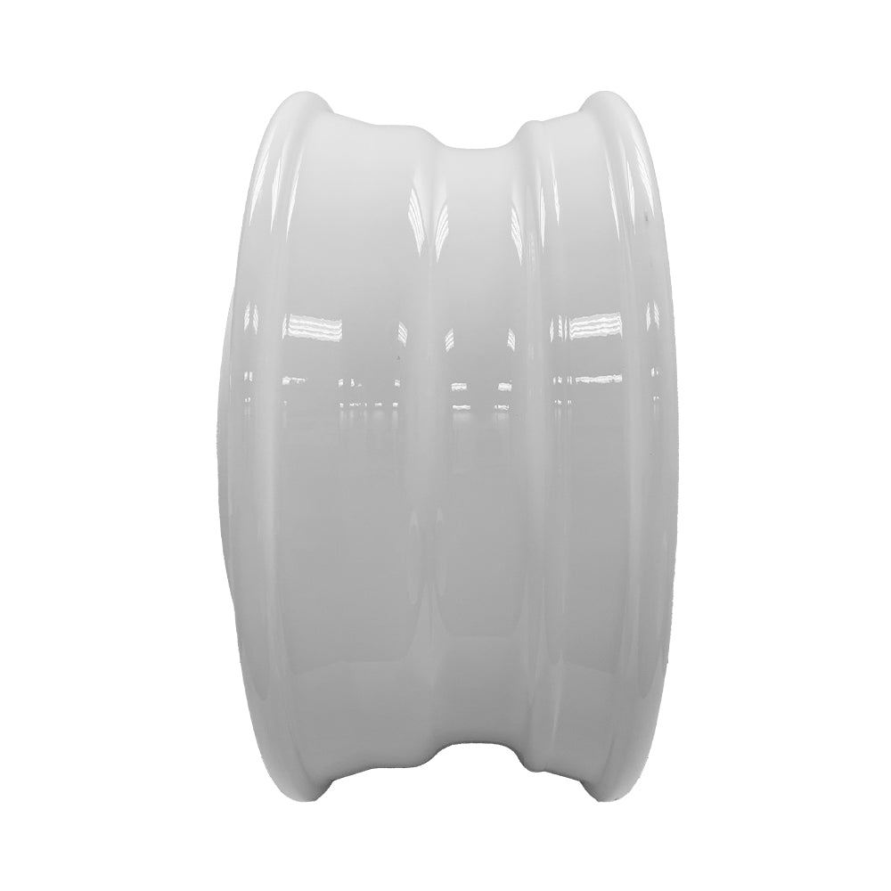 Set of 2 Truck Wheel 22.5x8.25 Steel White SpeedMax 10x285mm Hub