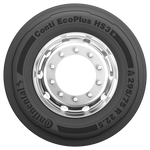 Set of 4 Tires 295/75R22.5 Continental EcoPlus HS3+ Steer All Position 16 Ply L 149/146