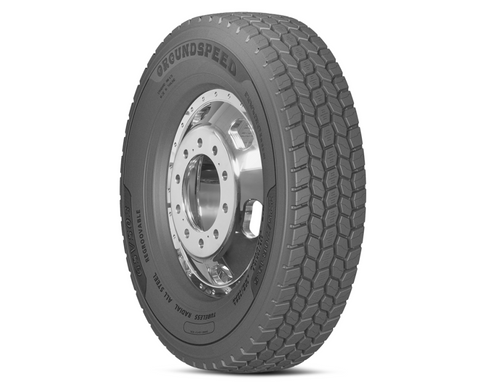 Tire 245/70R19.5 Groundspeed GSVS03 Drive Open Shoulder 14 Ply L 133/131