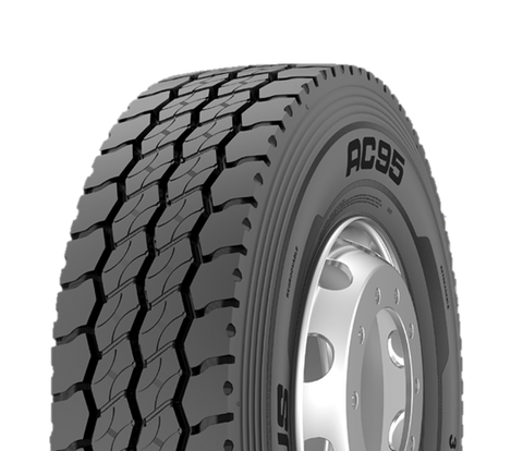 Set of 8 Tires 11R22.5 Accelus AC95 Construction All Position 16 Ply 146/143