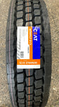 Set of 8 Tires 11R22.5 Ceat Winmile-D Drive Closed Shoulder 16 Ply L 146/143