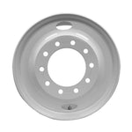 Truck Wheel 24.5x8.25 Steel White SpeedMax 10x285mm Hub Pilot Offset 168mm