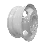 Set of 2 Truck Wheel 22.5x8.25 Steel White SpeedMax 10x285mm Hub Pilot Offset 168mm