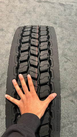 Set of 2 Tires 11R24.5 SpeedMax Prime Promax Drive Closed Shoulder 16 Ply 149/146