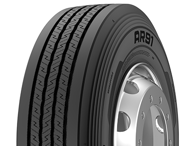 Set of 4 Tires 11R24.5 Accelus AR91 Steer All Position 16 Ply 149/146