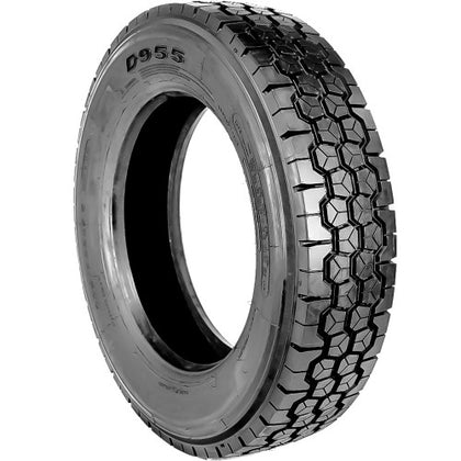 Set of 2 Tires 225/70R19.5 Linglong D955 Drive 14 Ply 128/126G