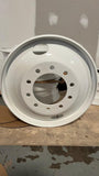 Set of 4 Truck Wheel 24.5x8.25 Steel White SpeedMax 10x285mm Hub Pilot Offset 168mm