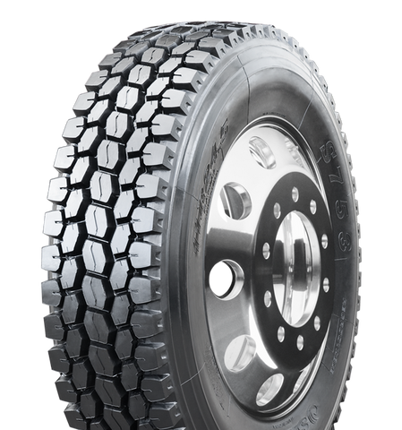 Set of 8 Tires 11R24.5 Sailun S753 Drive Open Shoulder 16PR 149/146M