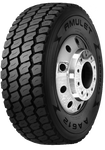 Set of 2 Tires 385/65R22.5 Amulet AA612 Steer All Position 20 Ply Commercial Truck
