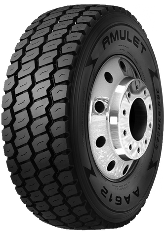 Set of 2 Tires 385/65R22.5 Amulet AA612 All Position 20PR