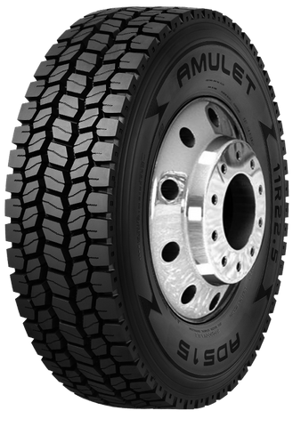 Tire 11R24.5 Amulet AD515 Drive Open Shoulder 16 Ply H 149/146 L