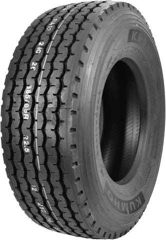 Set of 2 Tires 385/65R22.5 Kumho KRA12 All Position 20 Ply
