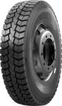 Set of 8 Tires 12R22.5 Greatway DD906 Drive Closed Shoulder 18 Ply Commercial Truck