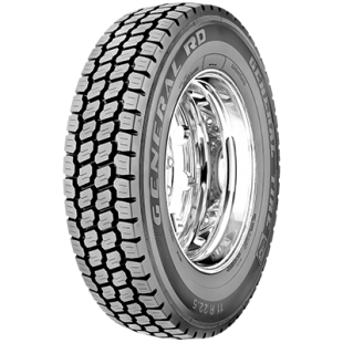 Set of 8 Tires 11R22.5 General Tires General RD Drive Open Shoulder 16 Ply Commercial Truck