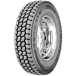 Set of 4 Tires 11R22.5 General Tires General RD Drive Open Shoulder 16 Ply Commercial Truck