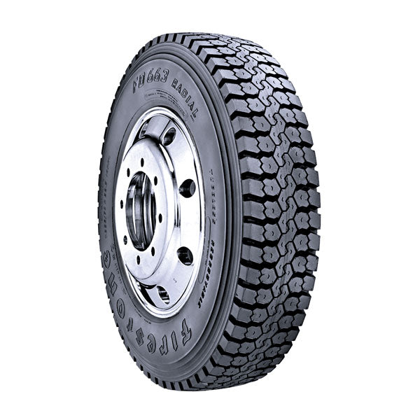 Set of 2 Tires 11R24.5 Firestone FD663 Open Shoulder – Digitire