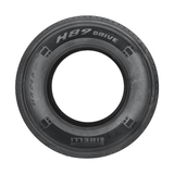 Set of 8 Tires 11R22.5 Pirelli D-H89 Drive Closed Shoulder 14 Ply