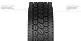 Set of 4 Tires 11R24.5 Double Coin RLB400 Drive Closed Shoulder 16ply