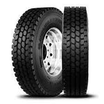 Set of 8 Tires 11R24.5 Double Coin RLB452 Drive Open Shoulder 16ply