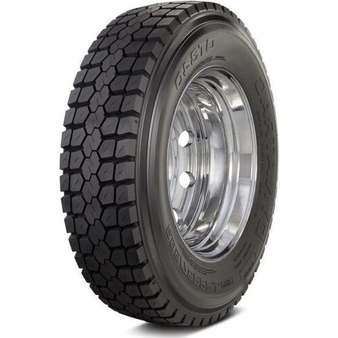 Set of 4 Tires 225/70R19.5 Dynatrac DT340 Drive Closed Shoulder 16 Ply Commercial Truck