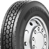 Set of 2 Tires 11R24.5 Fortune FDH131 Drive Closed Shoulder 16 Ply Load H