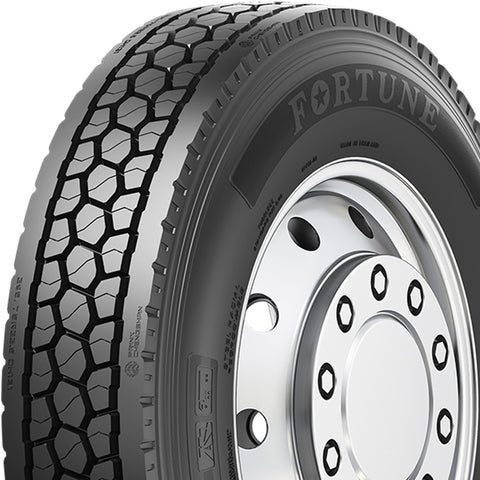 Tire 11R24.5 Fortune FDH131 Drive Closed Shoulder 16 Ply Load H